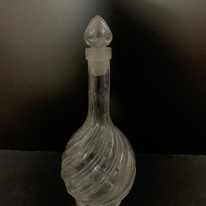Vintage perfume bottle with stopper