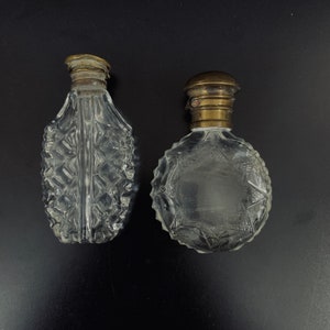 Vintage Small cut glass Perfume Bottles | Antique Perfume Bottle | Rare perfume bottles| Cut glass work | Vintage perfume bottles