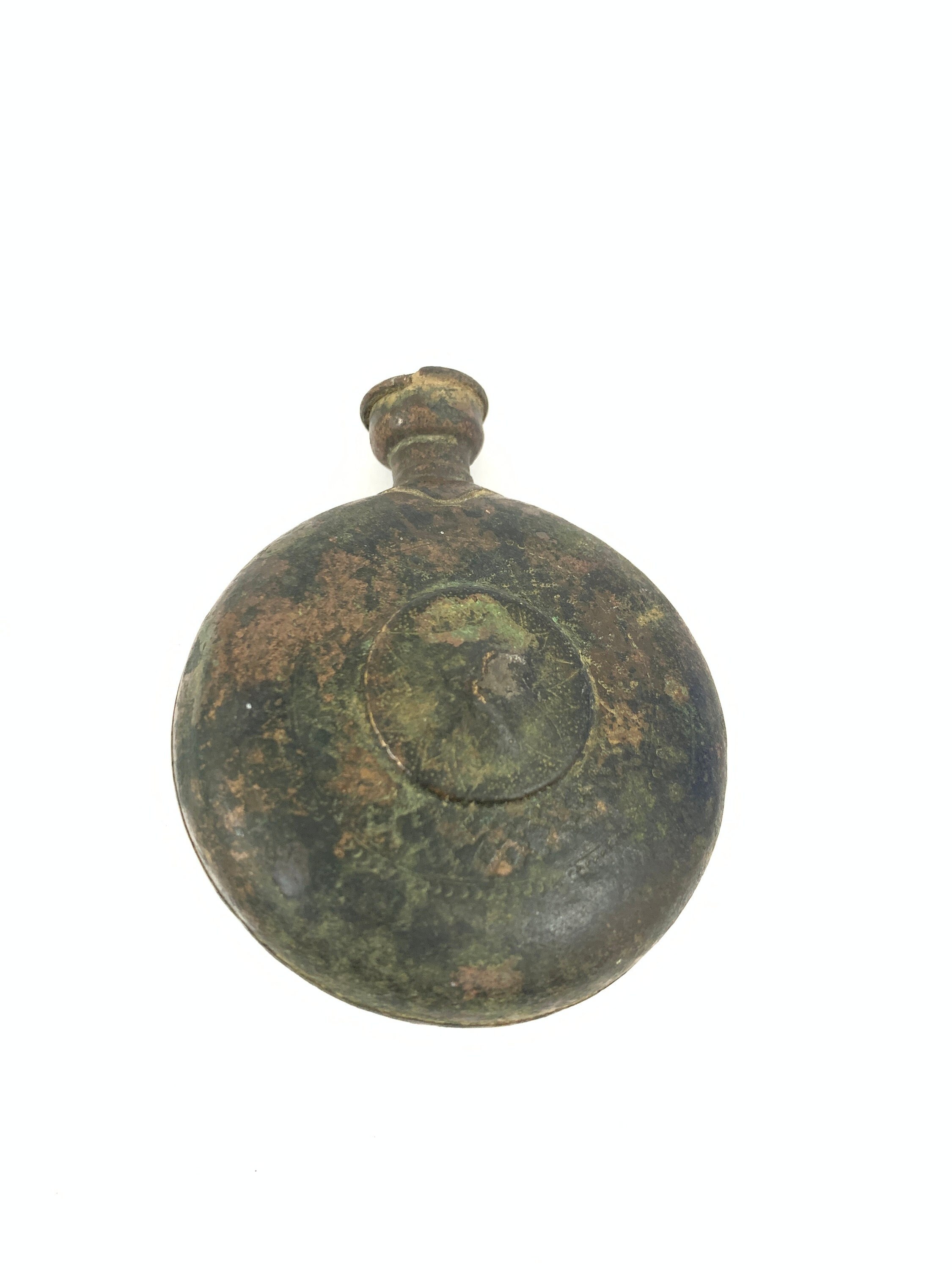 アンティーク銅製火薬入れ| アンティーク銅製ブロードダニ