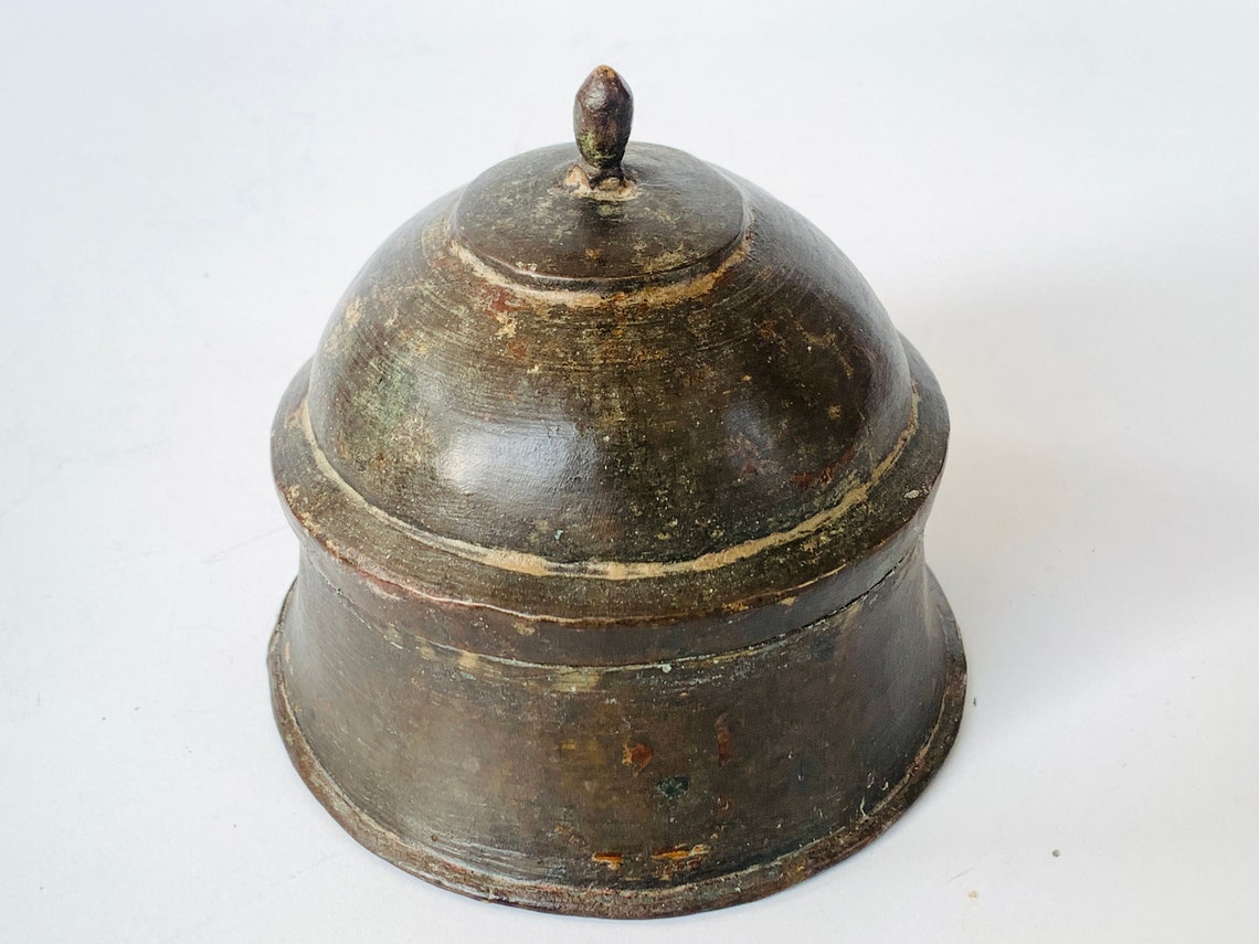 Vintage Brass Box, Brass Box With Lid, Antique Decor, Jewellery Box