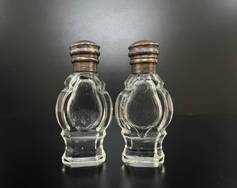 Antique Faceted Cut Glass Perfume Bottle