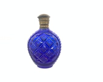 ビンテージ 香水瓶 （空瓶） ヴィンテージカットガラス香水瓶 - Etsy 日本