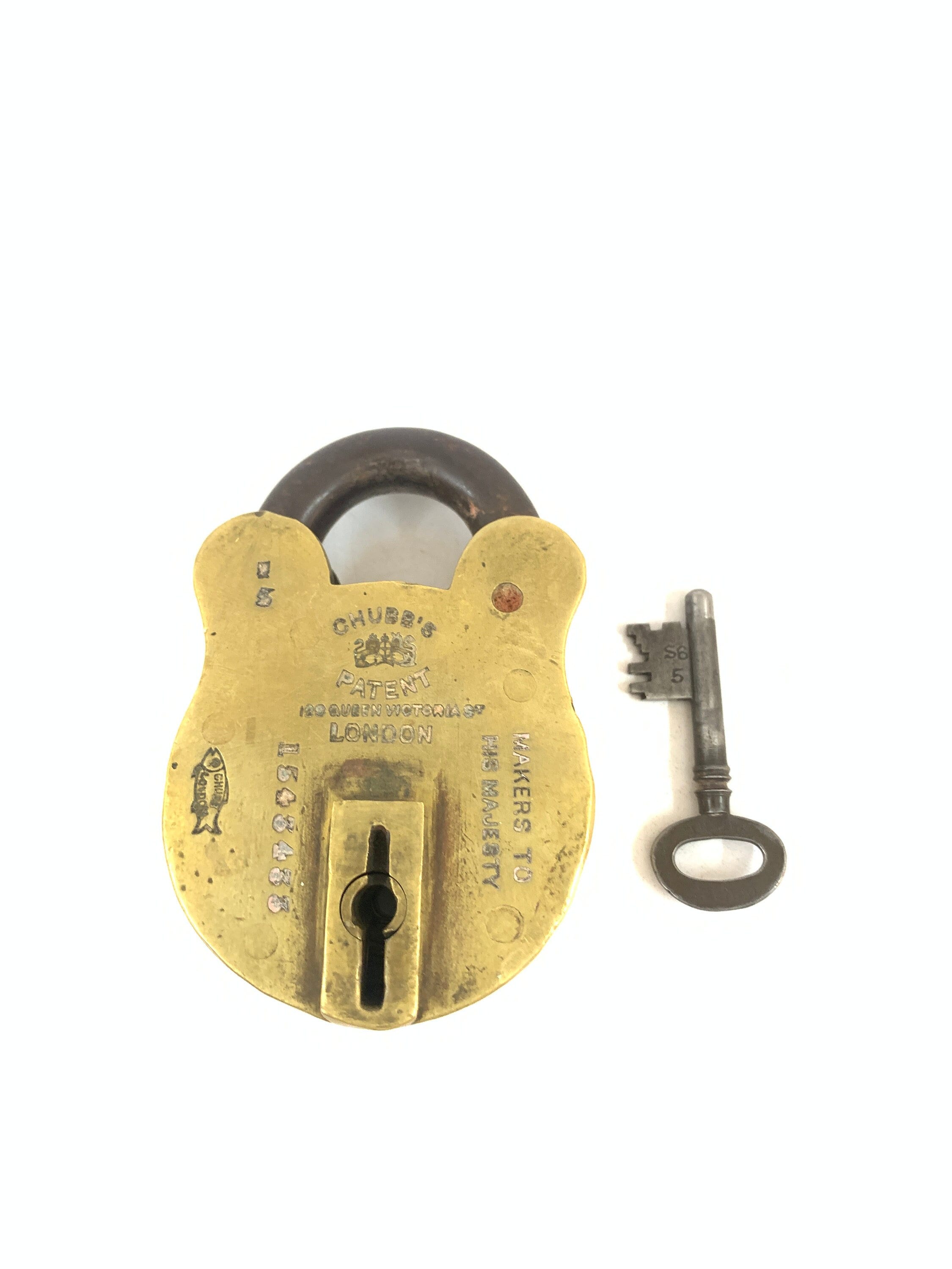 Vintage Chubbs 128 Queen Victoria St Patent Lock - Etsy