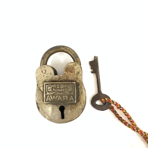 Vintage Brass Indian Trick lock