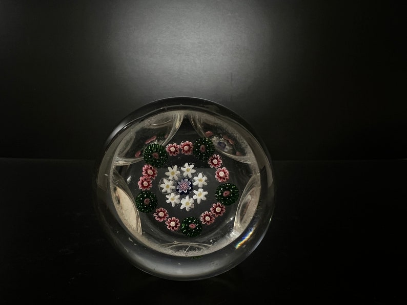 Antique French Art Glass Paper Weight Etsy