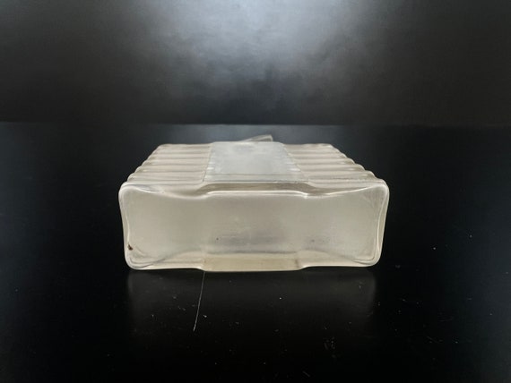 Vintage R Lalique Frosted Glass Perfume Bottle | … - image 5