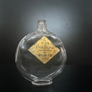 Vintage Worth Eau De Cologne Je Reviens perfume bottle by R lalique made in France