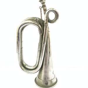 Vintage Nickel Plated Trumpet