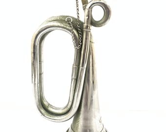 Vintage Nickel Plated Trumpet