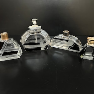 Vintage Karl Palda glass Atomizer and perfume bottles