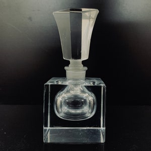 Vintage perfume bottle with stopper