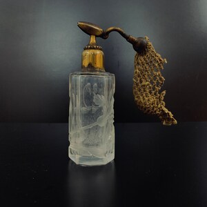 Vintage cut Glass Atomiser| Vintage Cut Glass perfume bottles