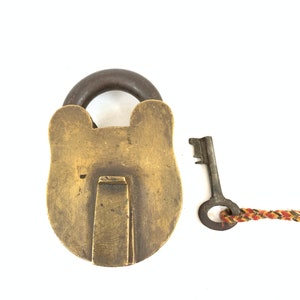 Vintage Brass Indian lock