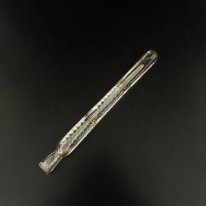 Vintage tear catcher bottle | Vintage Long Sleek Perfume Bottles with Gold Work