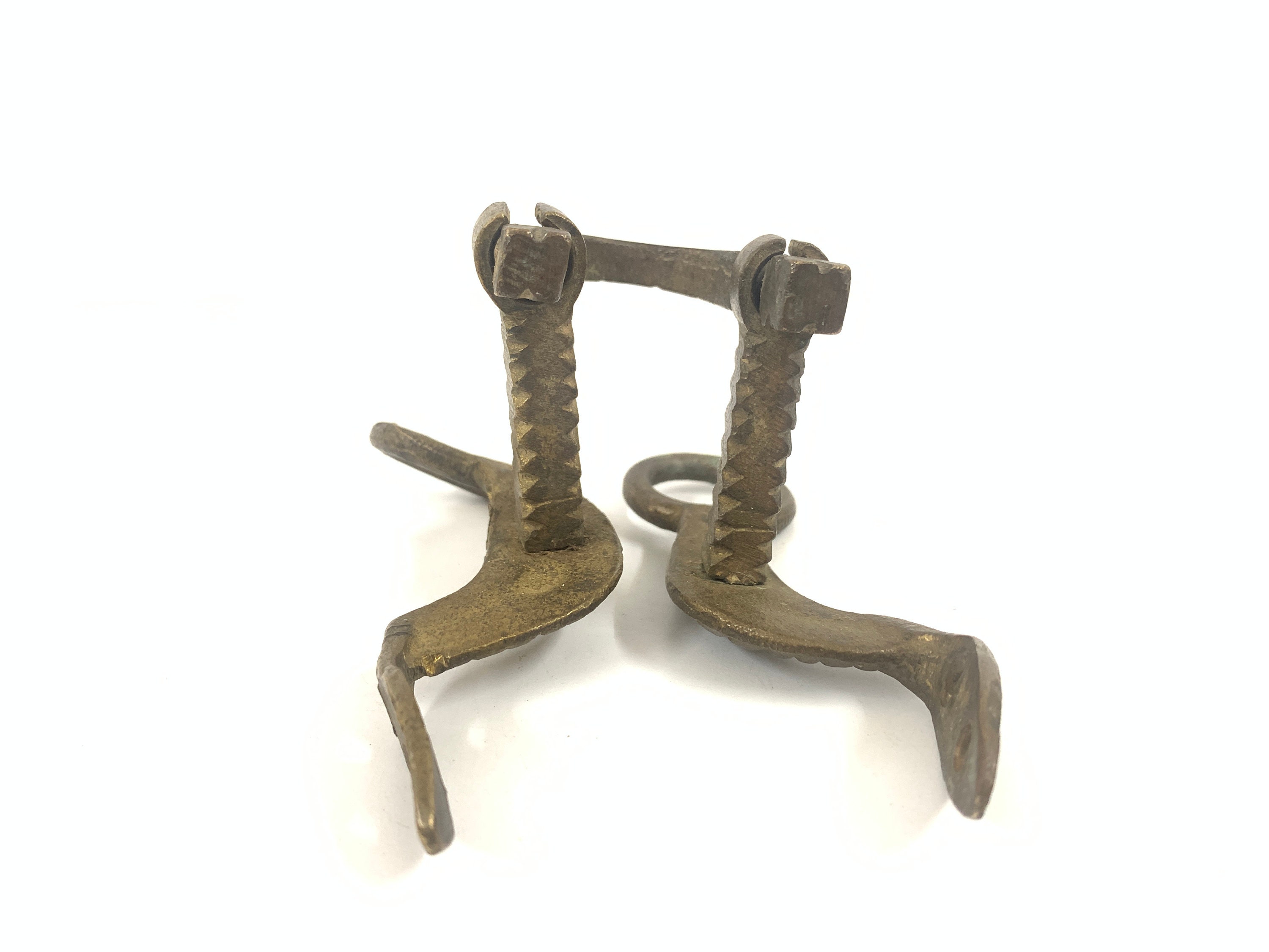 ANCIEN MORS DE CHEVAL en LAITON NICKELE collection