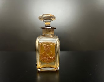 Antique Guerlain Baccarat Perfume Bottle with Guerlain Parquet Box