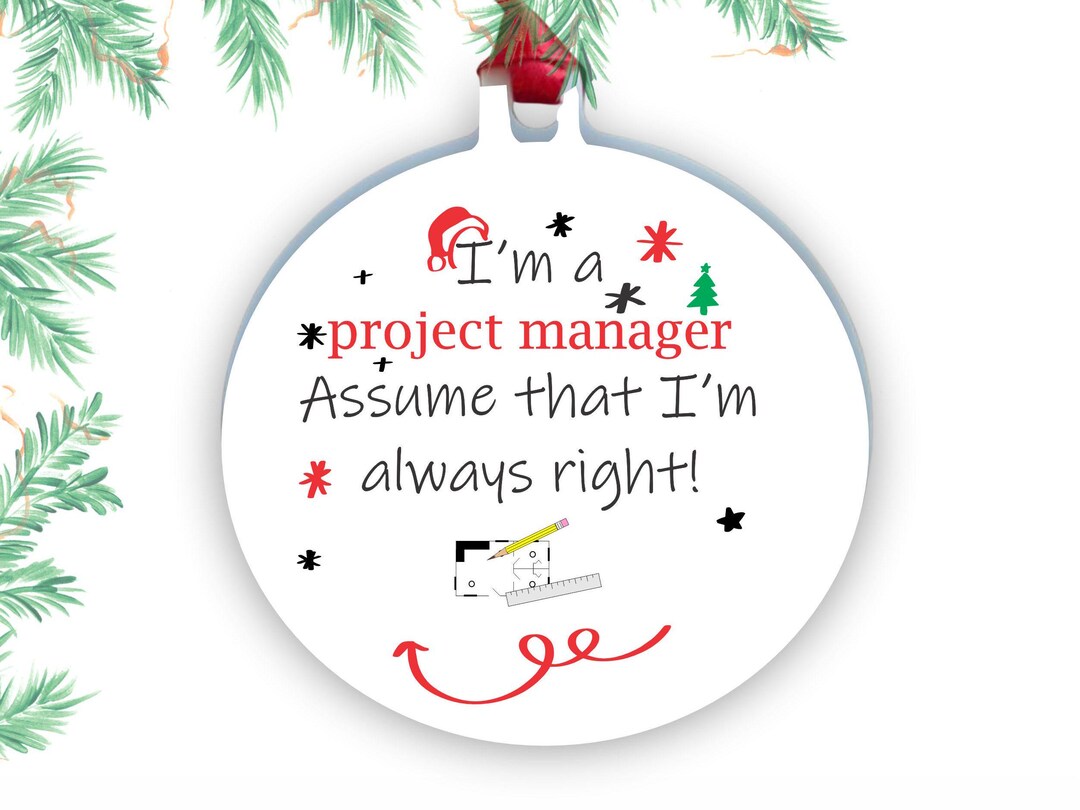 Hotel manager christmas ornament