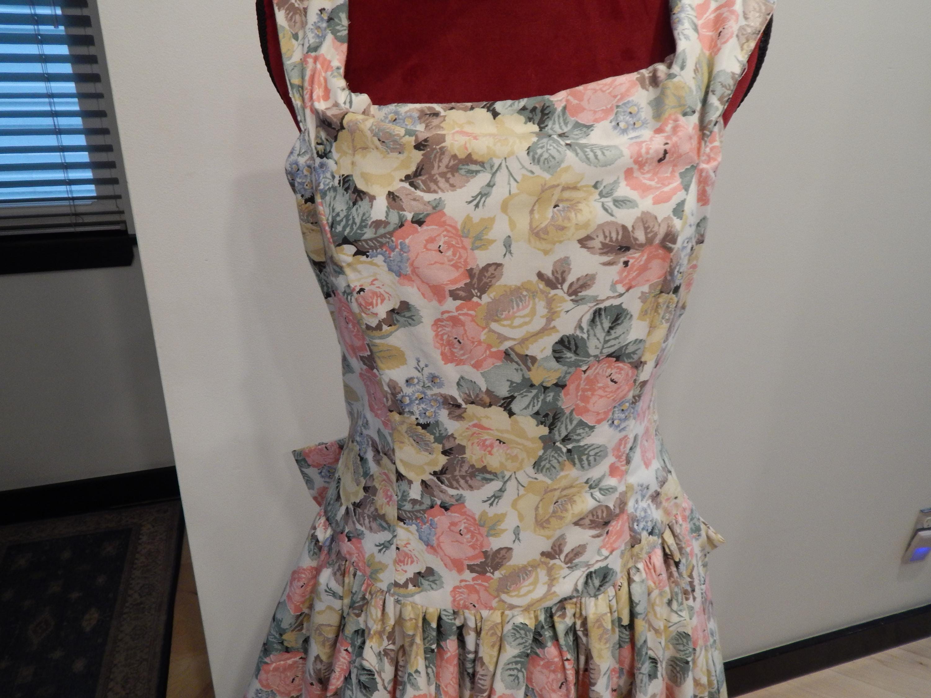 etsy vintage bridesmaid dresses 80s Pink