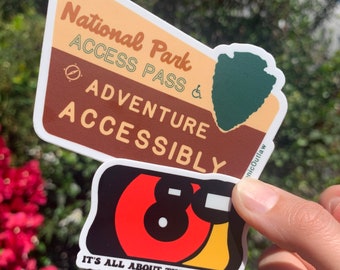 Disposable Camera and National Park Pass sticker | Kodak | Film sticker | FujiFilm