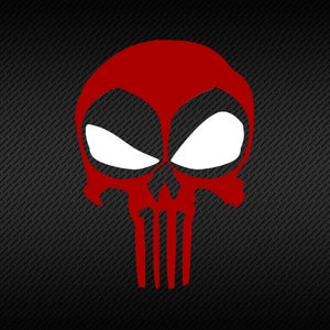 Punisher Deadpool Vinyl Decal