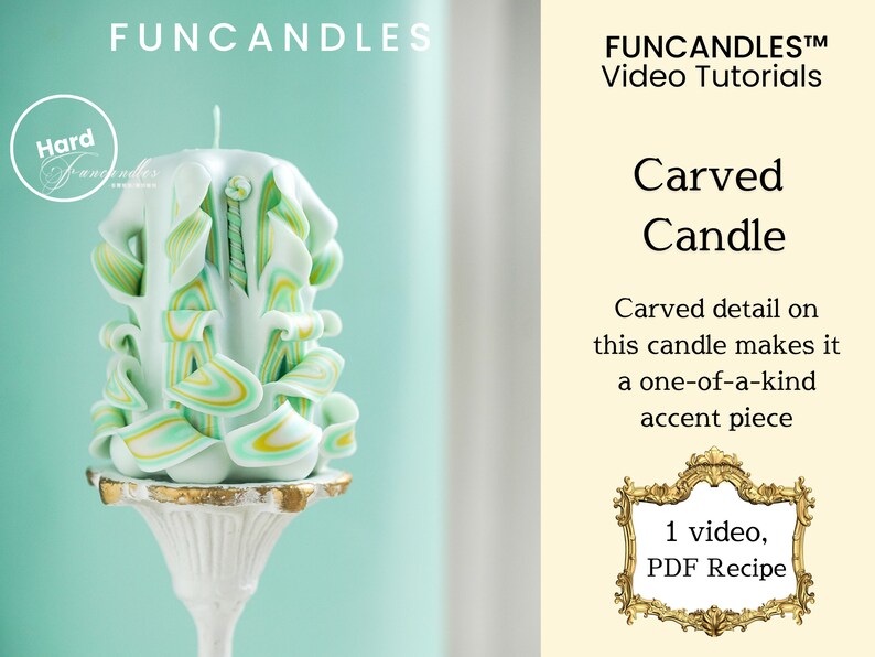 CARVED CANDLE Layering Different Colored Waxes, cut and Curl Candles