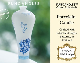 PORCELAIN CANDLE, textures, elegant candles, ceramics，medium-level course
