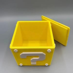 6x6 super Mario question mark storage box