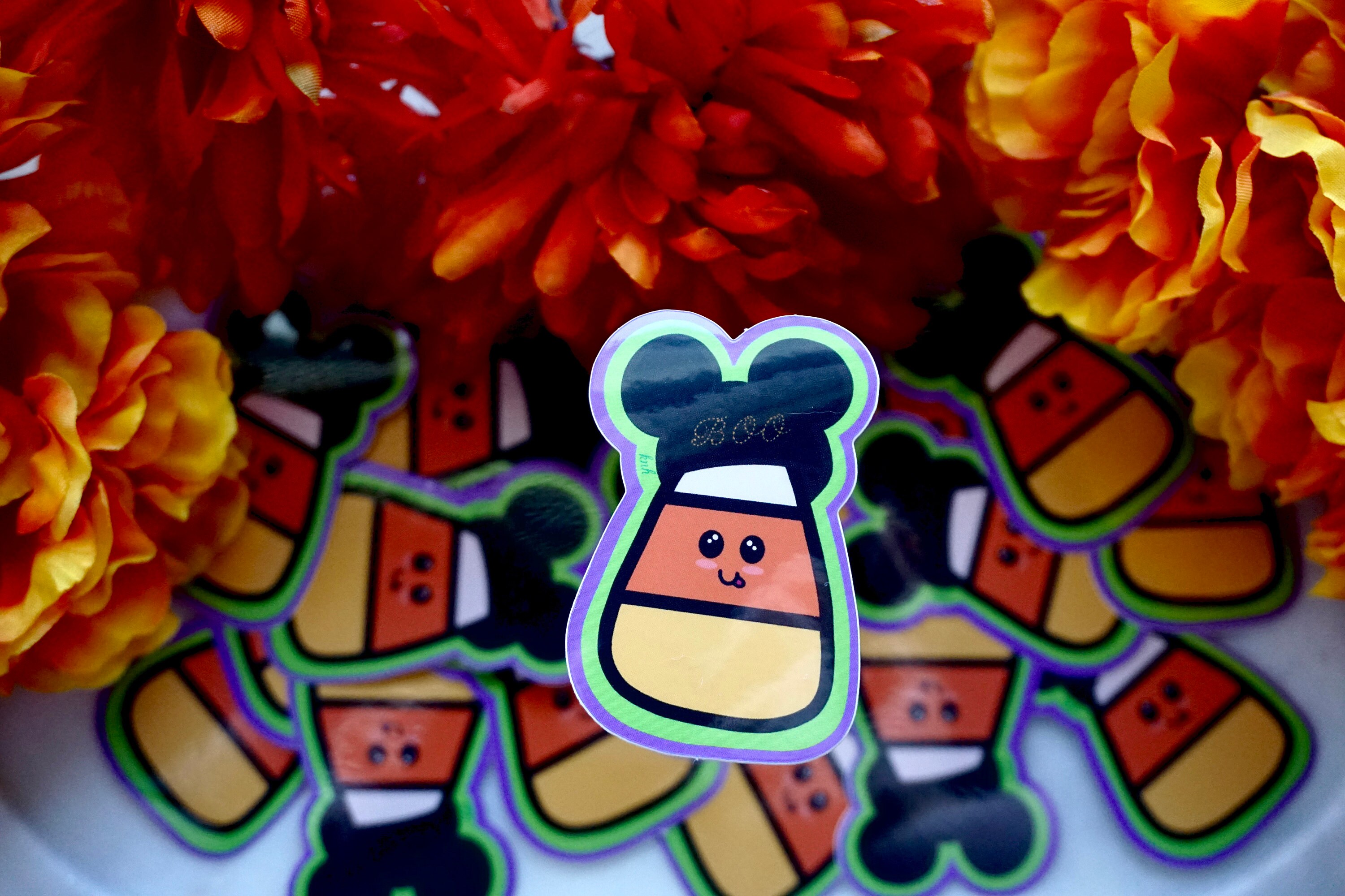 Candy Corn (boo Crew) - Vinyl Sticker - Etsy