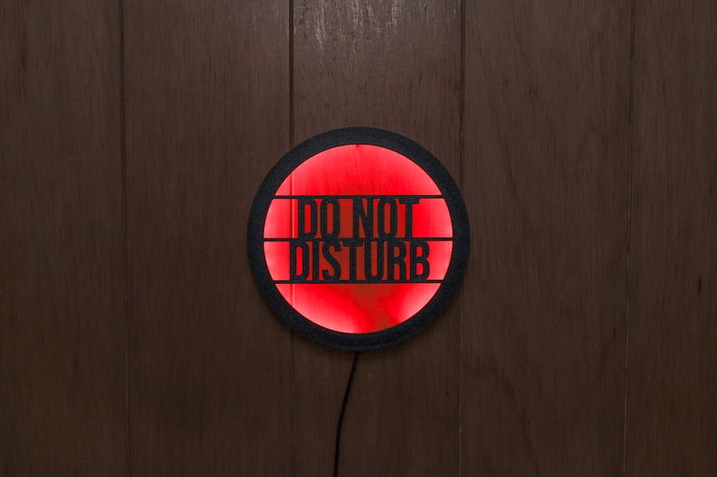 Do Not Disturb LED Light Small 8inch Work From Home Neon Etsy