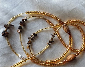 Cuentas de cintura tiger eye