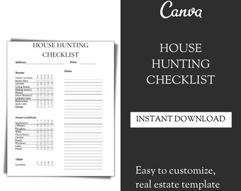 Basic House Hunting Checklist