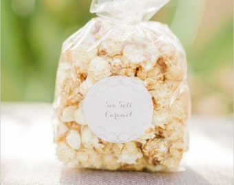 Clear popcorn bags for Baby shower favors, Popcorn favor bags, Graduation Party, Cellophane bags, Clear Favor Bags Wedding, Large size