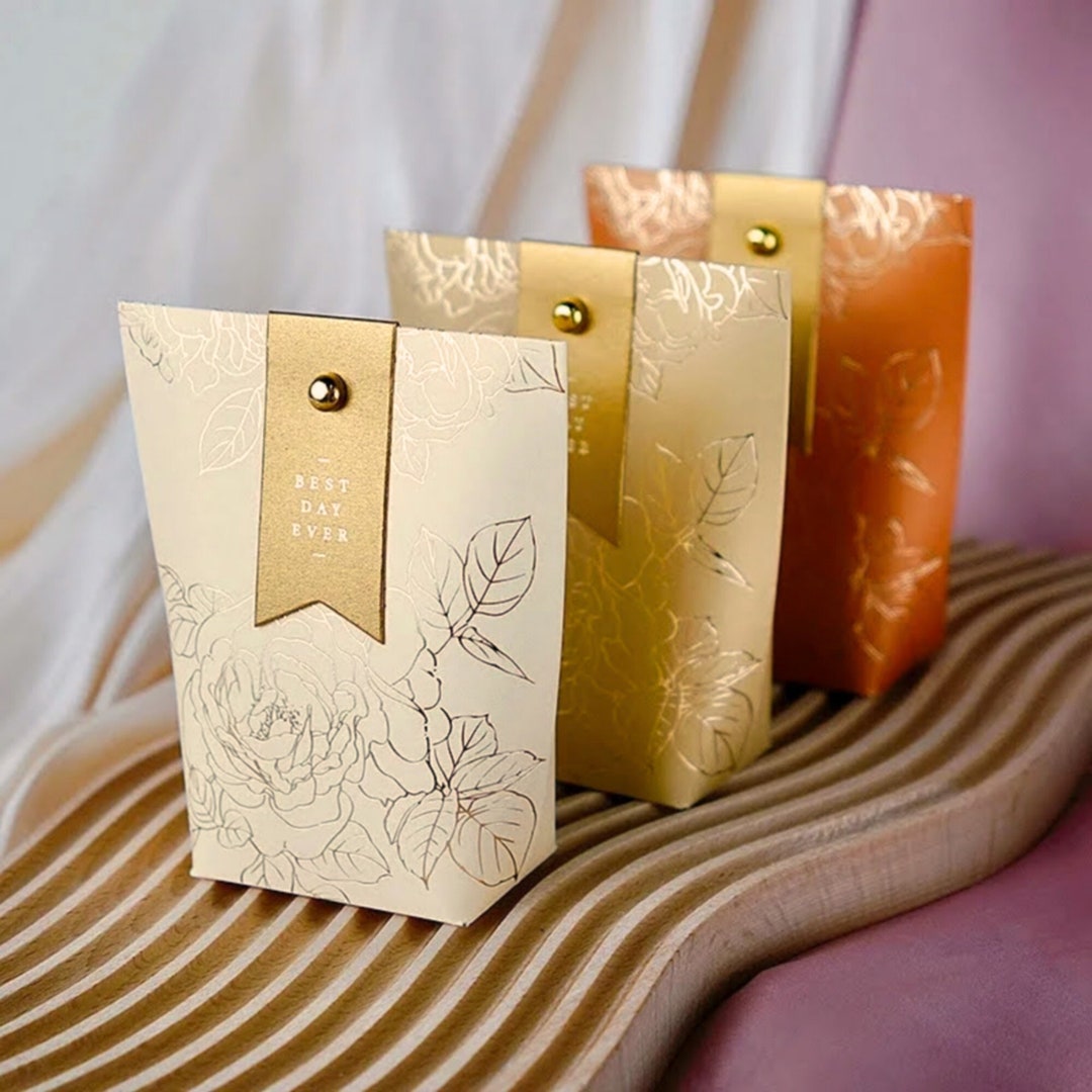 Elegant Wedding Favor Boxes, Wedding Candy Boxes, Luxury Wedding Favors ...