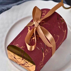 Boîtes cadeaux invités Mariage avec ruban, Petites Boites coffret pour Ferrero Rocher, bonbons ou chocolats image 6