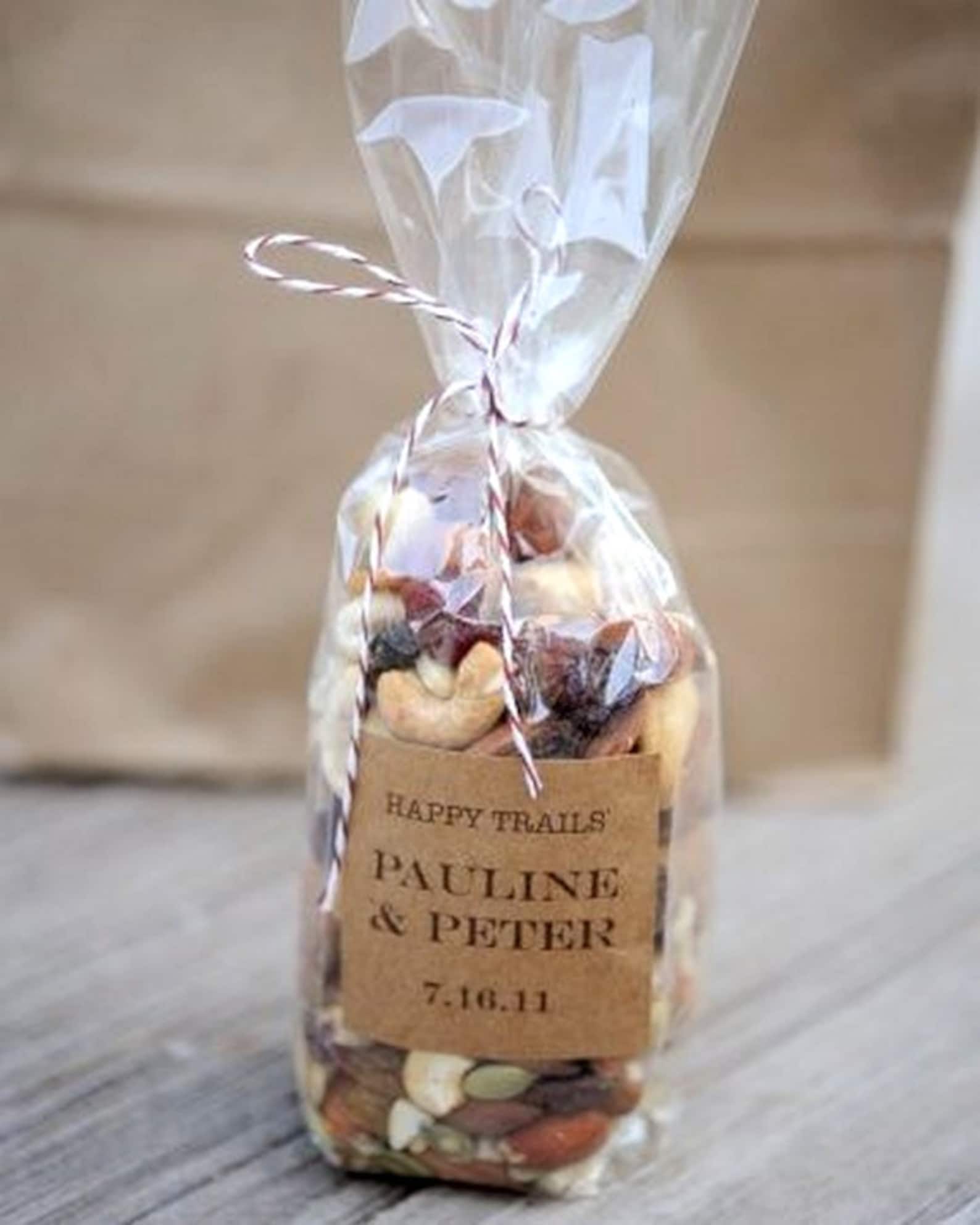 Clear Treat Bags for Cookies or Popcorn Wedding Candy Bags Etsy