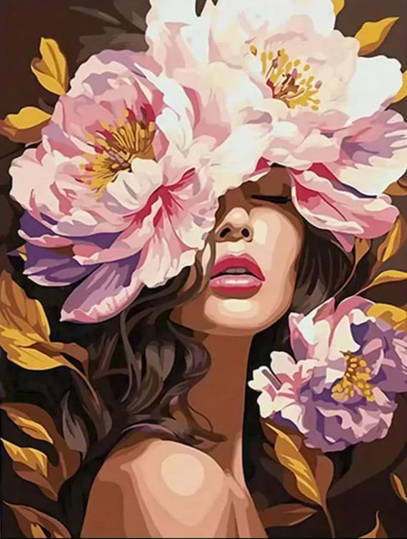 Achat Peinture par Numéro Kit DIY - Fleurs rouge et blanches - Toile roulée en gros Achat Peinture par Numéro Kit DIY - Fleurs rouge et blanches - Toile roulée en gros