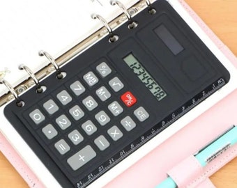 Budget Binder calculator for Cash Envelope system, A5,A6, B5 Ring Binder, Savings challenge, Sash stuffing, Binder Notebook
