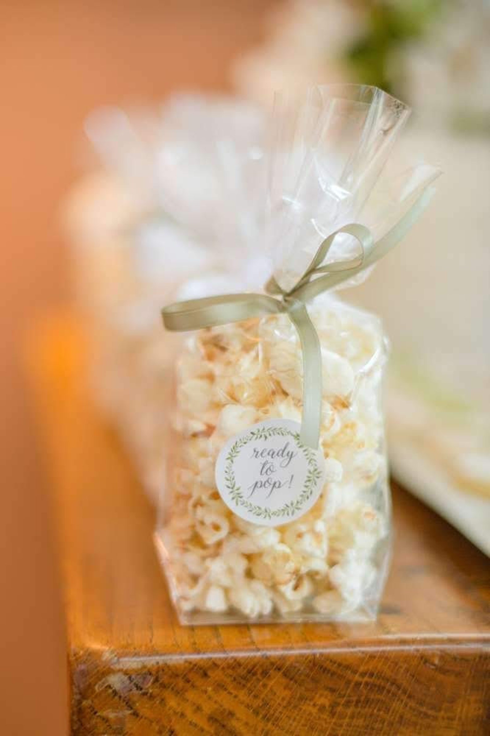 Clear Treat Bags for Cookies or Popcorn Wedding Candy Bags Etsy