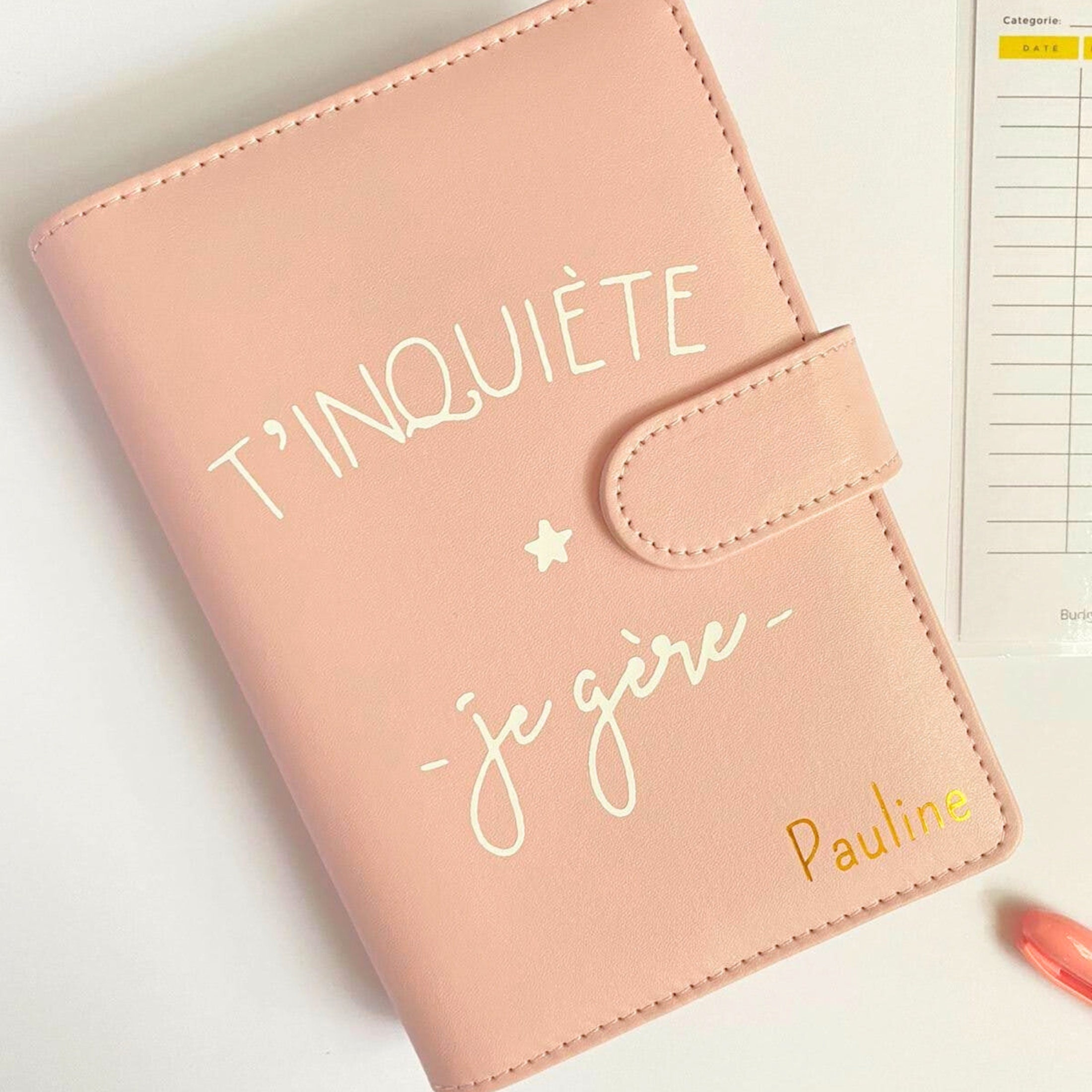 Dww-classeur Budget Enveloppe Planner A6 - Budget Planner Francais