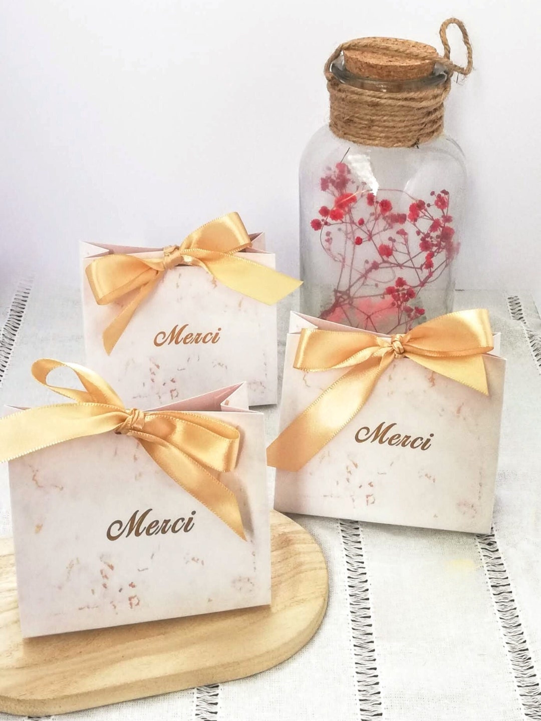 Small Wedding Bags merci, Small Favor Bags for Guests, Wedding