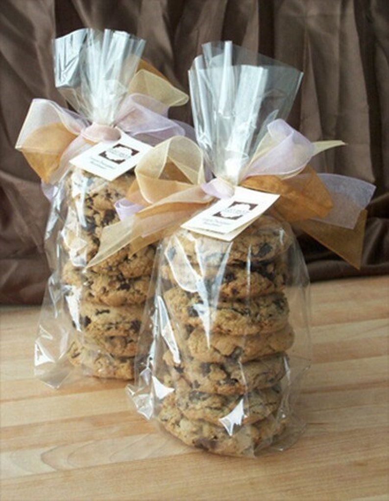 Clear Treat Bags for Cookies or Popcorn Wedding Candy Bags Etsy