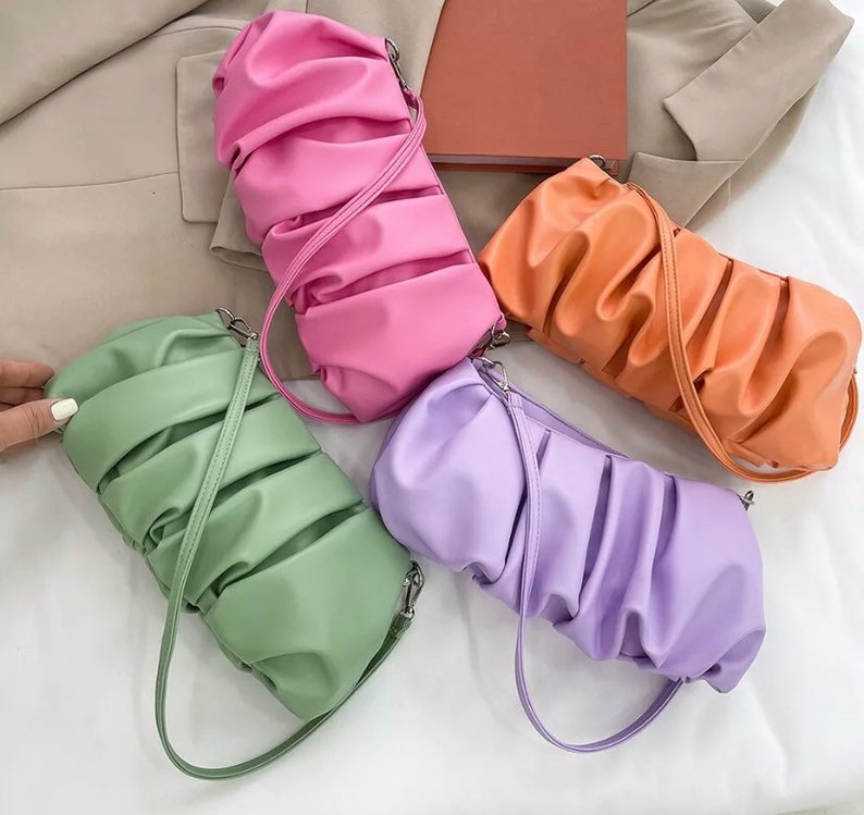 Pleated mini handbag Pleated mini handbag
