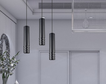 2-Pack 10 Inch Indoor Pendant Light With Cutout Detail