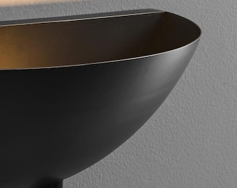 Half Moon Modernist Sconce