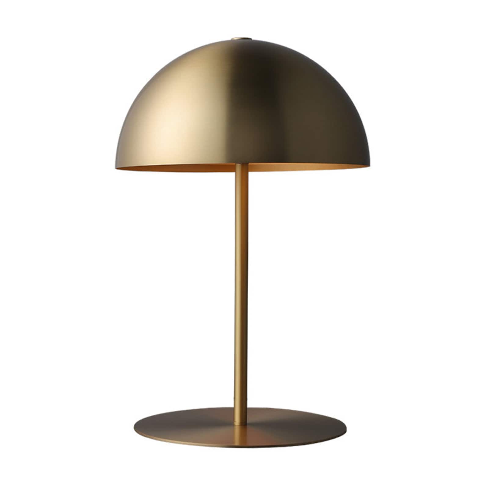 Unique Modern Dome Table Lamp in Gorgeous Coppery Gold Finish - Etsy