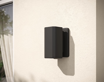 Modern Outdoor/Indoor Wall Light With Integrated LED - Cylindrical Down Light