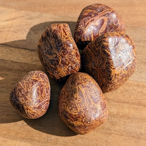 Kalligrafie Jaspis Trommelsteine