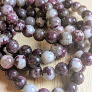 Pink Tourmaline Beaded Stretch Bracelets