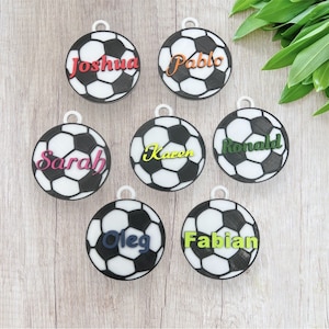 Personalisiert, Schlüsselanhänger, Fußball, Geschenk, Sport, Geburtstag, Weihnachten, für Ihn, für Sie, Kind, Junge, Mädchen,Geschenkidee
