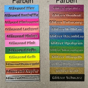 Personalisierte Kühlschrankmagnete / Namen / Für Magnettafeln oder magnetische Oberflächen / Geschenk/ Geburtstag / einzigartig / Küche Bild 10